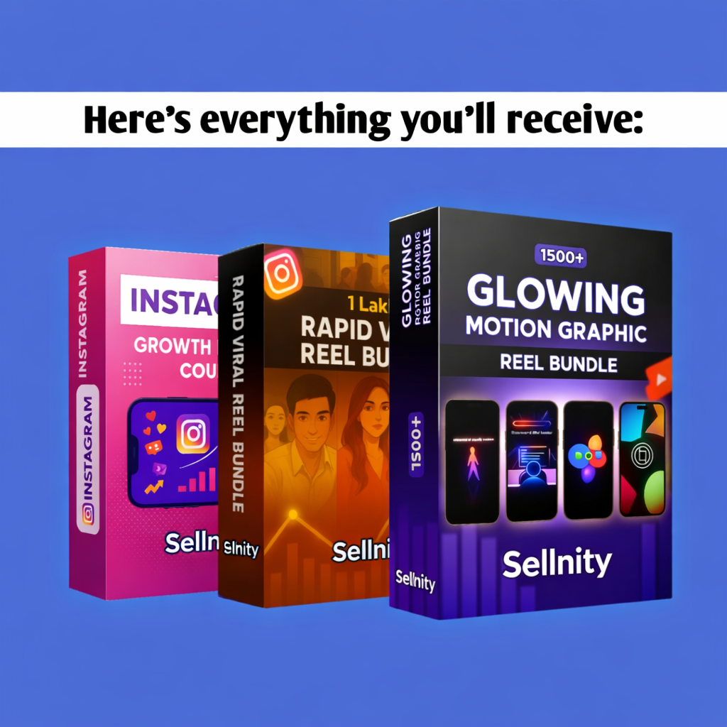 Get The Glowing Motion Graphic Reels Bundle Today!!
