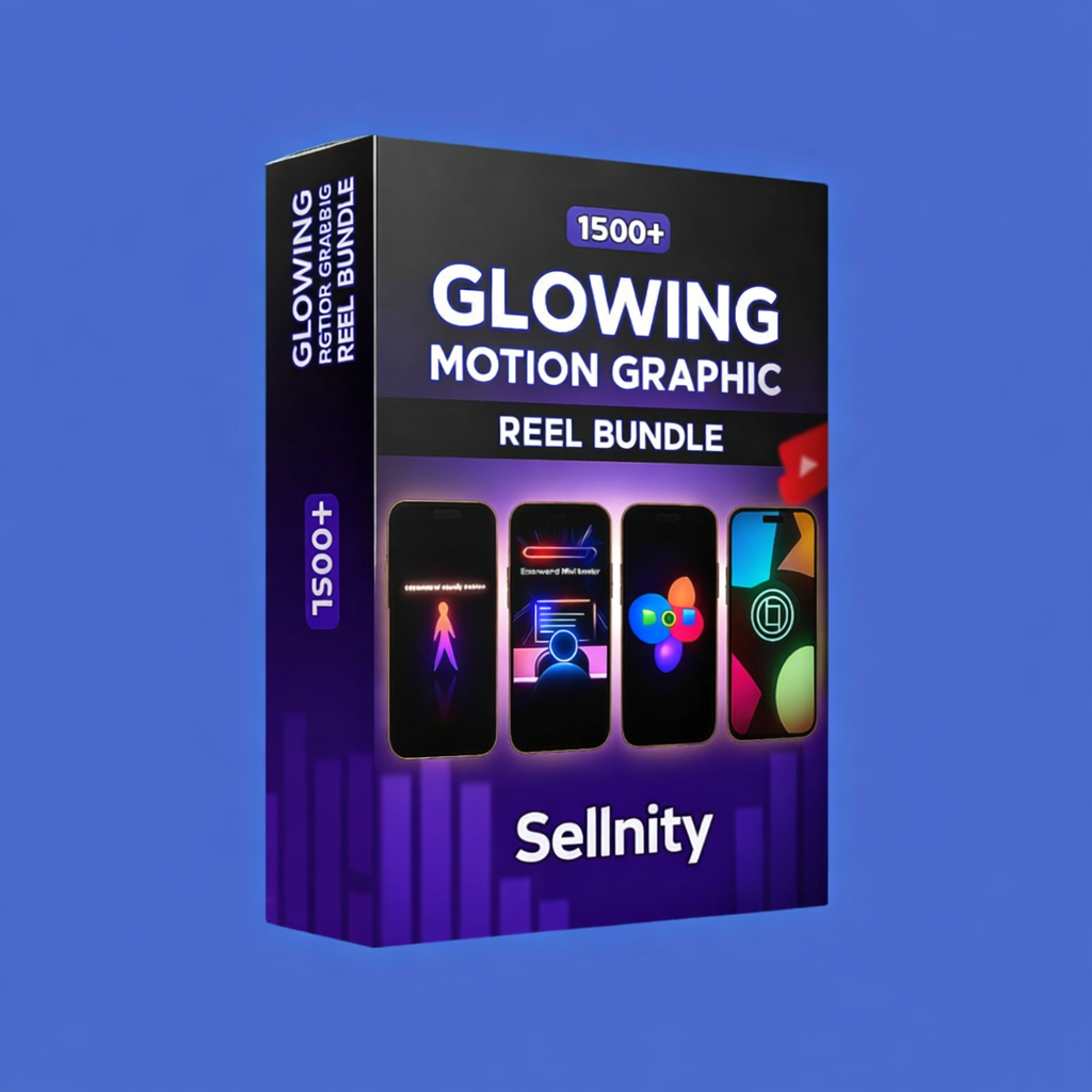 Get The Glowing Motion Graphic Reels Bundle Today!!