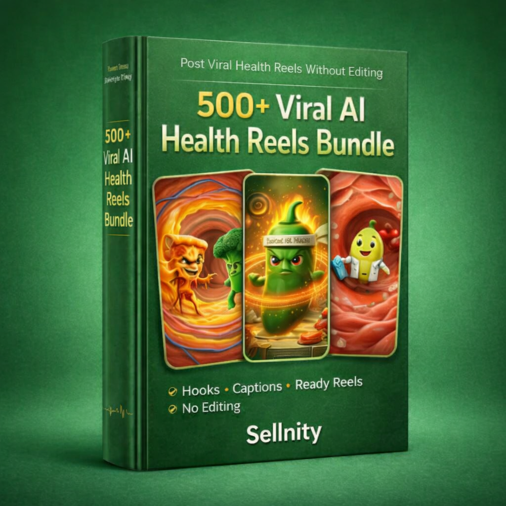 Get the 500+ Viral AI Health Reels Bundle Today