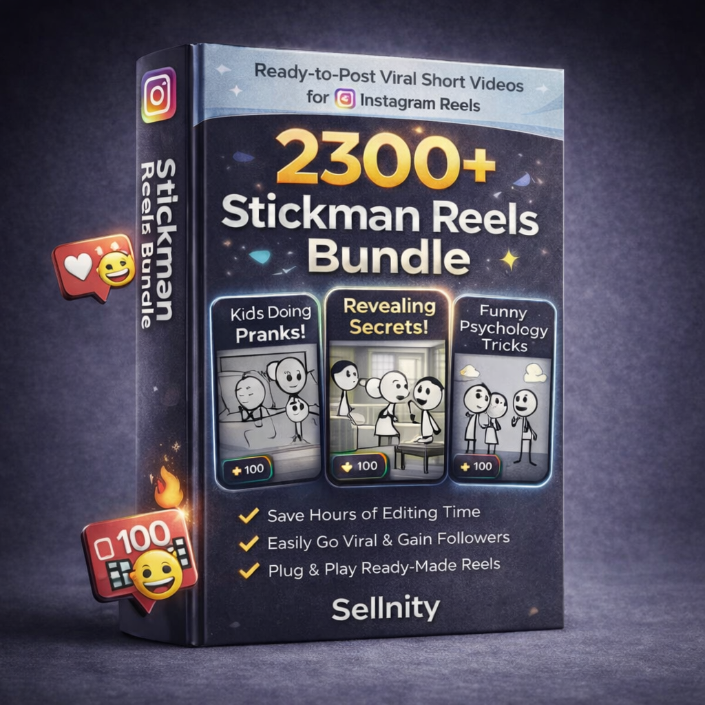 Get The 2300+ Stickman Reels Bundle Today!!