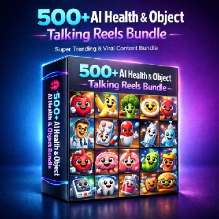 Get the 500+ Viral AI Health Reels Bundle Today